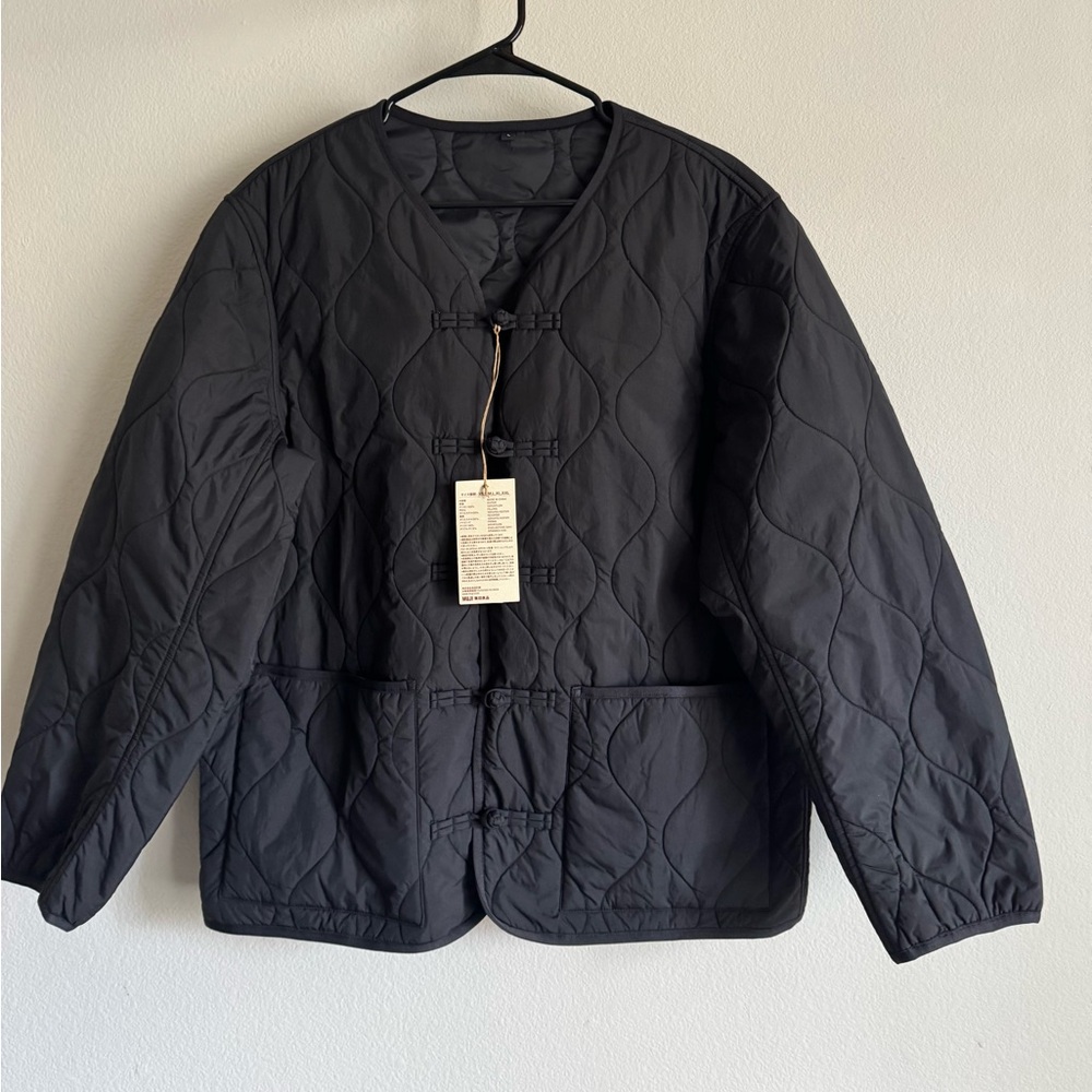 Muji Tang Black Quilted Jacket - Picture 3 of 15